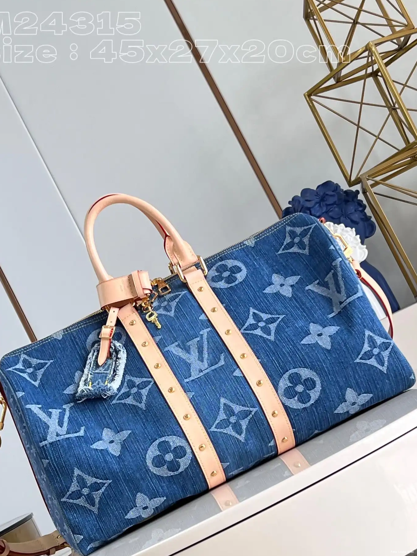 Repzbay KEEPALL 45 BANDOULIÈRE LOUIS VUITTON 0617